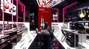 new dior makeup boutique lights up new