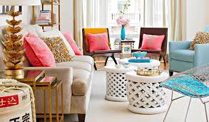 decorate around a tan pink beige sofa