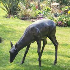Large Stag Deer Statues Metal Garden