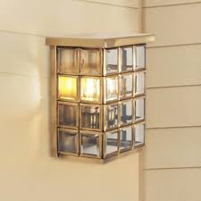 2 light grid flush wall sconce colonial