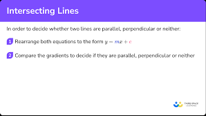 Intersecting Lines Gcse Maths Steps