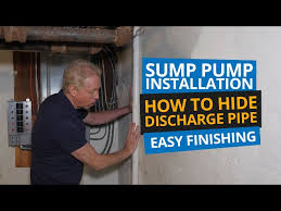 Sump Pump Installation Hiding