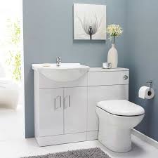 Nuie Saturn Toilet And Round Basin Unit