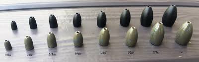 13 Always Fishing Bullet Weight Size Chart Prosvsgijoes Org