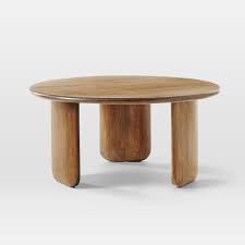 Round Wood Coffee Table