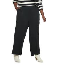 Plus Size Popsugar Wide Leg High Waisted Pants Products In