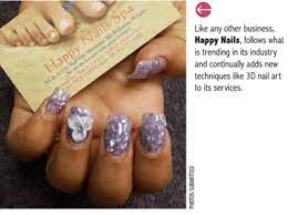 beauty is how you feel happy nails