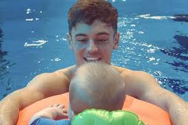 Tom daley and dustin lance black are the proud parents of a baby boy — one. Olympic Diving Star Tom Daley Takes Son For Swimming Lesson At Leisure Centre Mirror Online