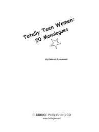 totally women 50 monologues