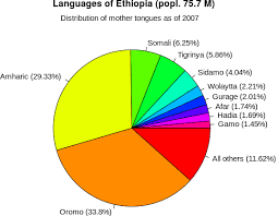 File Languages Of Ethiopia Piechart Svg Wikimedia Commons