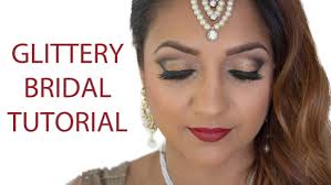 glittery indian bridal makeup tutorial