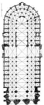 The gothic treasure has served as the scene of major events in history, and as a trove of priceless heritage. Fig 535 Plan Of Cathedral Of Notre Dame Paris Plan Pg669