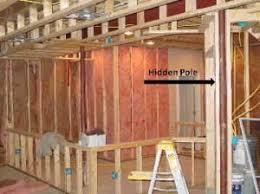 hide basement support columns how to
