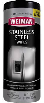 Learn how to clean a refrigerator, improve home hygiene and make the appliance look like new inside and out. Weiman Products Stainless Steel Wipes Amazon Com Grocery Gourmet Food