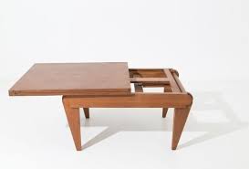 Extendable Walnut Coffee Table By Gio