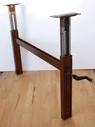 You'll want to use adjustable desk legs that either level to the floor. Pin On Home Office Furniture