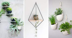 10 modern wall mounted plant holders to