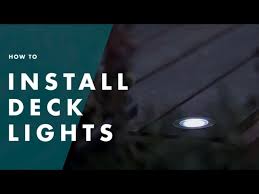 How To Install Deck Lights Bunnings