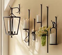 Wrought Iron Candle Wall Sconce Model