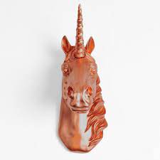 Mini Unicorn Head Wall Sculpture The
