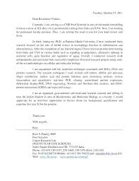 Postdoc Application Cover Letter Cover Letter Sample Free With