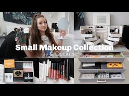 my small makeup collection declutter
