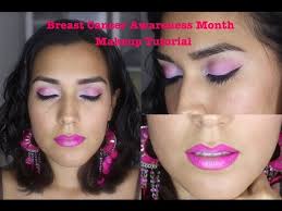 t cancer awareness pink makeup