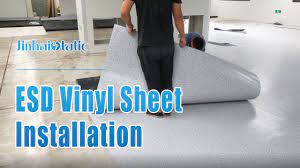 esd flooring installation esd vinyl