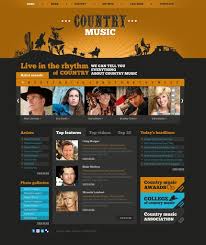 Country Music Psd Template