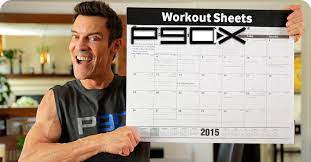 p90x workout sheets keep track of your