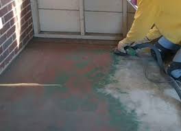can you grind paint off concrete