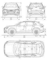 2018 audi q3 blueprint dimensions car