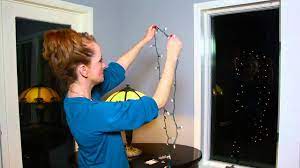 how to attach christmas lights to the