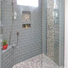 pebble tile showers pebble tile