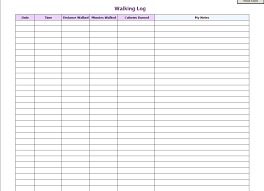 Workout Schedule Template Exercise Sheet Tracking Template