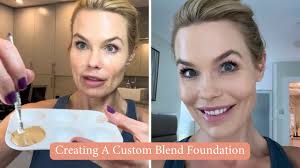 custom blend foundation for a perfect