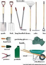 gardening tools and their uses with