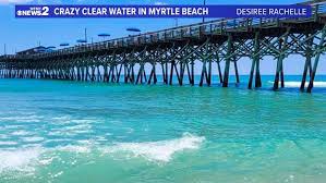 why is myrtle beach water blue now