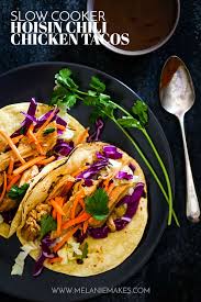 Page 65, amazing appetizers tags: Slow Cooker Hoisin Chili Chicken Tacos Melanie Makes