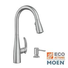 moen reyes single handle pull down