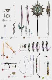 武器・装飾等デザイン例（16種） | スキマ - イラスト依頼・キャラ販売ならSKIMA