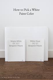 White Dove By Benjamin Moore How To