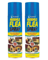 2 x flea killing spray for cat dogs bed