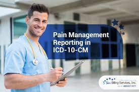 pain management reporting in icd 10 cm