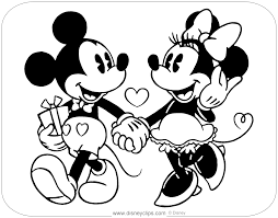 Mickey and minnie mouse christmas s printablee42c. Classic Mickey And Friends Coloring Pages 2 Disneyclips Com
