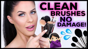 how to clean makeup brushes properly