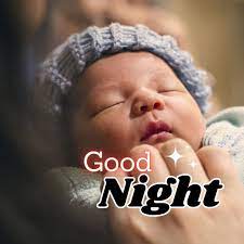 cute good night baby images