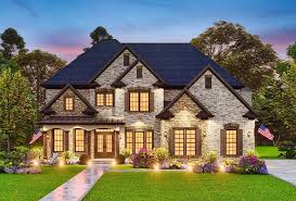 Two Story 5 Bedroom Farmhouse Plan With