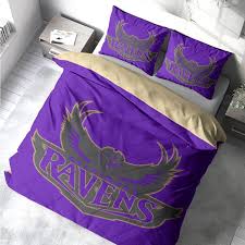 3d Customize Baltimore Ravens Bedding