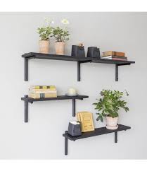 Verso Design Tikas Wall Shelf 19 X 60 Cm Black